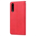 Card Set Series Huawei P30 Wallet Case - Rood