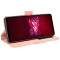 Cardholder Series Asus ROG Phone 6/6 Pro Portemonnee Hoesje - Roze