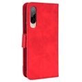 Cardholder Series HTC Desire 22 Pro Portemonnee Hoesje - Rood