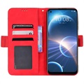 Cardholder Series HTC Desire 22 Pro Portemonnee Hoesje - Rood