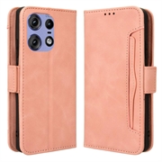 Motorola Edge 50 Pro Cardholder Series Portemonnee Hoesje - Roze