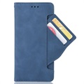 Cardholder Series Motorola Moto G22 Wallet Case - Blauw