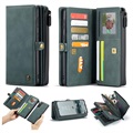 Caseme 2-in-1 Multifunctioneel Samsung Galaxy S21 FE 5G Portemonnee Hoesje - Groen