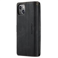 Caseme C30 Multifunctioneel iPhone 14 Portemonnee Hoesje - Zwart