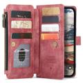 Caseme C30 Multifunctioneel iPhone 14 Pro Max Portemonnee Hoesje - Rood