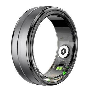 Colmi R06 Smart Ring met Bluetooth 5.0 - Deens, Zweeds, Engels - 18.1mm - Zwart