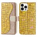 Croco Bling Series Samsung Galaxy A13 5G Wallet Case - Rose Gold