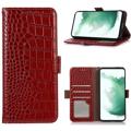 Crocodile Series Motorola Moto G32 Wallet Leren Hoesje met RFID - Zwart