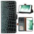 Crocodile Series OnePlus Nord 2T Wallet Leren Hoesje met RFID - Zwart