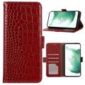 Crocodile Series OnePlus Nord 2T Wallet Leren Hoesje met RFID - Zwart