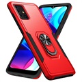 Defender Series Samsung Galaxy A51 Hybrid Case - Rood