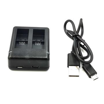 Dubbele batterijlader voor GoPro Hero 9/10/11/12 - Zwart