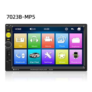 Dubbel Din Bluetooth Touchscreen Auto Stereo MP5 Speler - 7"