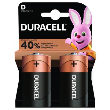 Duracell Basic LR20/D Batterijen - 2 stuks.