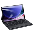 Samsung Galaxy Tab S9+ Dux Ducis Bluetooth Toetsenbord Hoes - Zwart