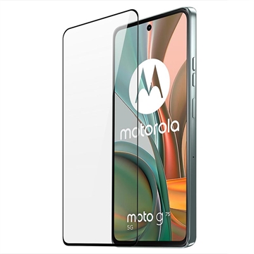 Motorola Moto G75 Dux Ducis Medium Alumina Glazen Screenprotector - Zwarte Rand