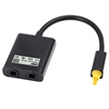 EMK 102B Toslink / Optische Audio Splitter - Zwart