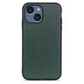 Elegante iPhone 14 Max Leren Case - Groen