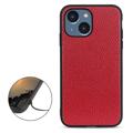 Elegante iPhone 14 Max Leren Case - Rood