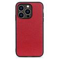 Elegante iPhone 14 Pro Leren Case - Rood