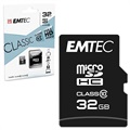 Emtec Classic Class 10 MicroSD Kaart - ECMSDM32GHC10CG - 32GB