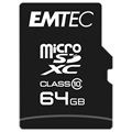 Emtec Classic Class 10 MicroSD Kaart - ECMSDM64GXC10CG - 64GB