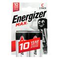 Energizer Max LR14/C Alkaline batterijen - 2 stuks.