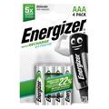 Energizer Recharge Extreme oplaadbare R03/AAA batterijen 800mAh - 4 stuks.