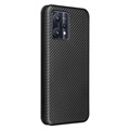 OnePlus Nord CE 2 Lite 5G Flip Case - Koolstofvezel - Zwart