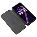 OnePlus Nord CE 2 Lite 5G Flip Case - Koolstofvezel - Zwart