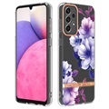 Flower Series Samsung Galaxy A33 5G TPU Case - Paars Begonia