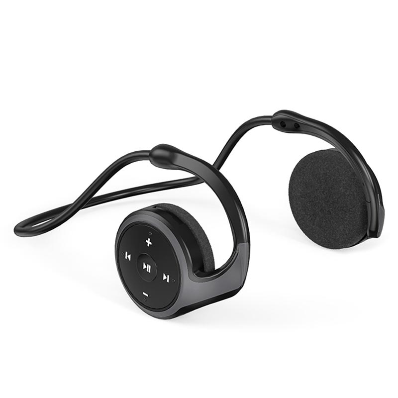 zegevierend Bonus geestelijke Opvouwbare Bluetooth-koptelefoon met nekband A23 - Zwart
