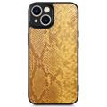 Snake Series iPhone 14 Gecoat Hoesje - Geel