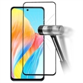 Oppo A98 Full Cover Glazen Screenprotector - Zwarte Rand