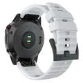 Garmin Fenix 7X/6X GPS/6X Pro Zacht Siliconen Band - Wit