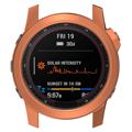 Garmin Fenix 7X/7X Solar Gegalvaniseerd TPU Hoesje - Rosé Goud