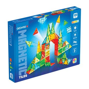 Geomag Gems 100 magnetische tegels voor kinderen