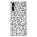 Glitter Series Samsung Galaxy A13 5G Hybrid Case - Zilver