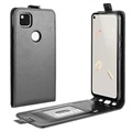 Google Pixel 4a Verticale Flip Case met Kaartsleuf