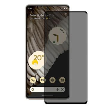 Google Pixel 7 Pro Privacy Full Cover Glazen Screenprotector - Zwarte Rand