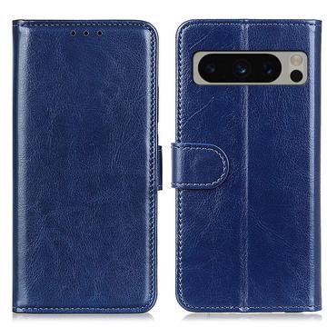 Google Pixel 8 Pro Portemonnee Hoesje met Magnetische Sluiting - Blauw