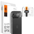 Google Pixel 9 Spigen Glas.tR Ez Fit Optik Camera Lens Beschermer - 2 Stu. - Helder