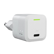 Green Cell Power GaN Oplader 33W - Compacte USB-C Snellader voor Laptop, MacBook, iPhone, Tablet, Nintendo Switch - Wit