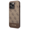 Guess 4G Stripe iPhone 13 Pro Max Hybrid Case - Bruin