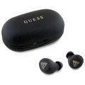 Guess Grained Classic Logo True Wireless Oortelefoon - Zwart