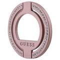 Guess Strass magnetische ring houder / standaard - Roze