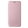 HTC Desire 22 Pro Wallet Case - Koolstofvezel - Rosé goud