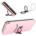 HTC Desire 22 Pro Wallet Case - Koolstofvezel - Rosé goud