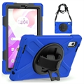 Lenovo Tab M9 Heavy Duty 360 Case met Draagriem - Blauw