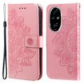 Honor 200 Pro Mandala Series Portemonnee-hoesje - Roze